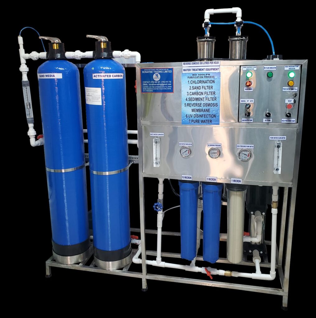 500 L/h Commercial Reverse-Osmosis Plant