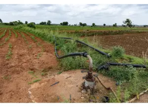 HDPE borehole rising main and headworks connection in Kenya